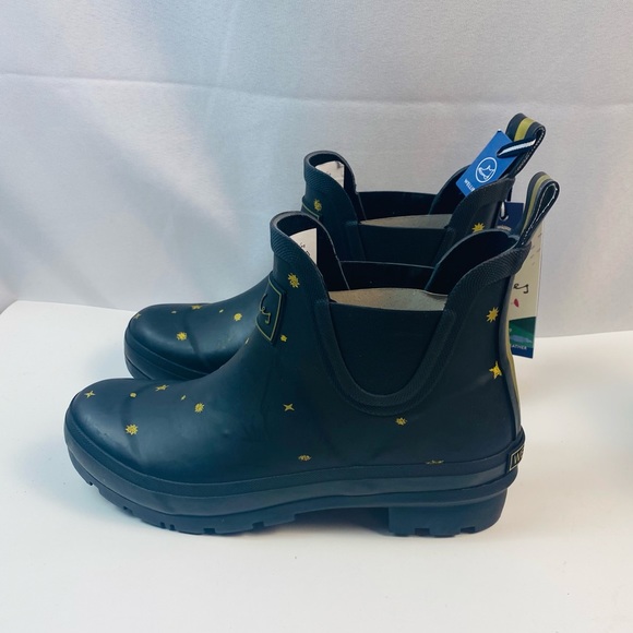 NWT JOULES  "Stars" ankle rain boots sz7 - Picture 4 of 6
